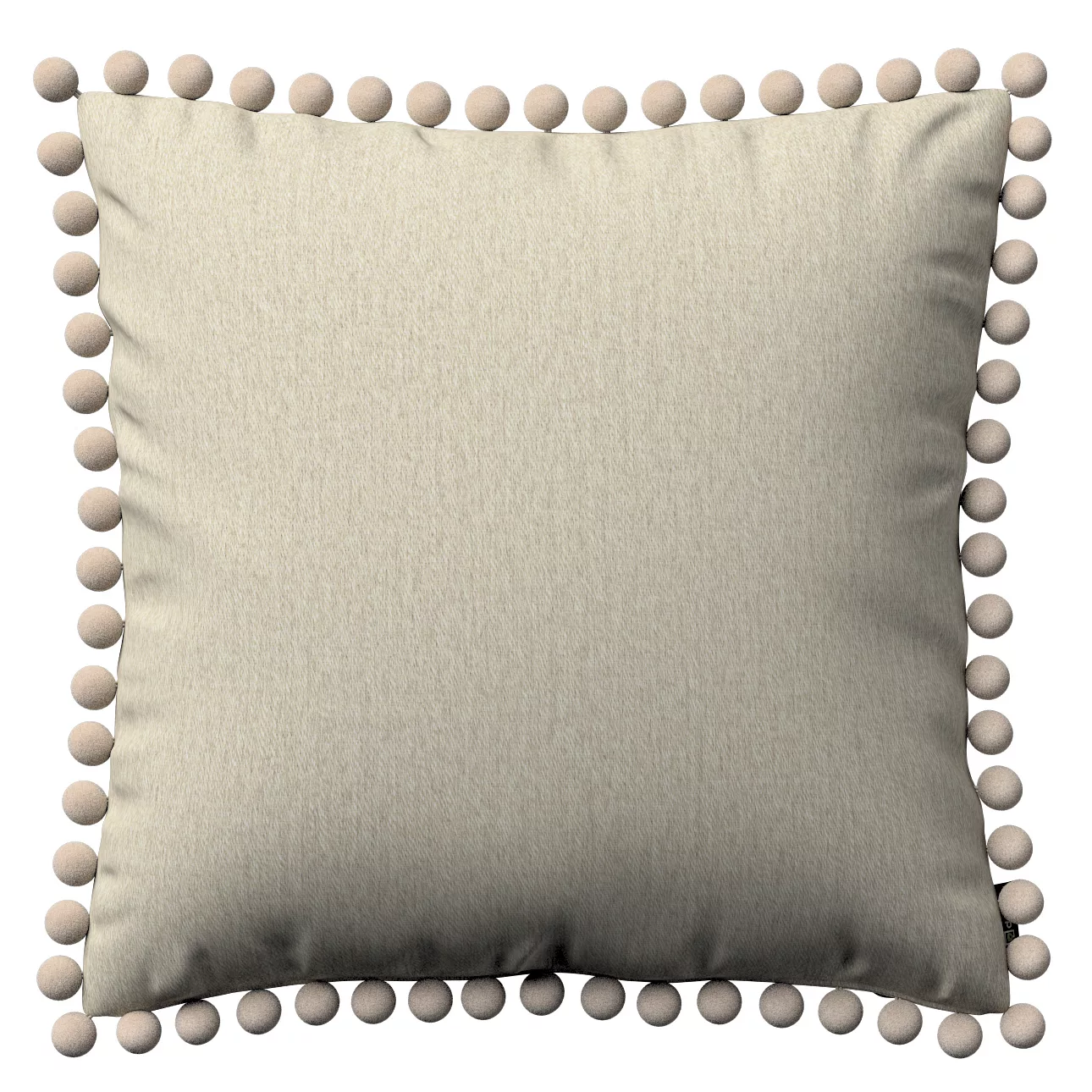 Kissenhülle Wera mit Bommeln, beige-grau, 45 x 45 cm, Madrid (161-59) günstig online kaufen