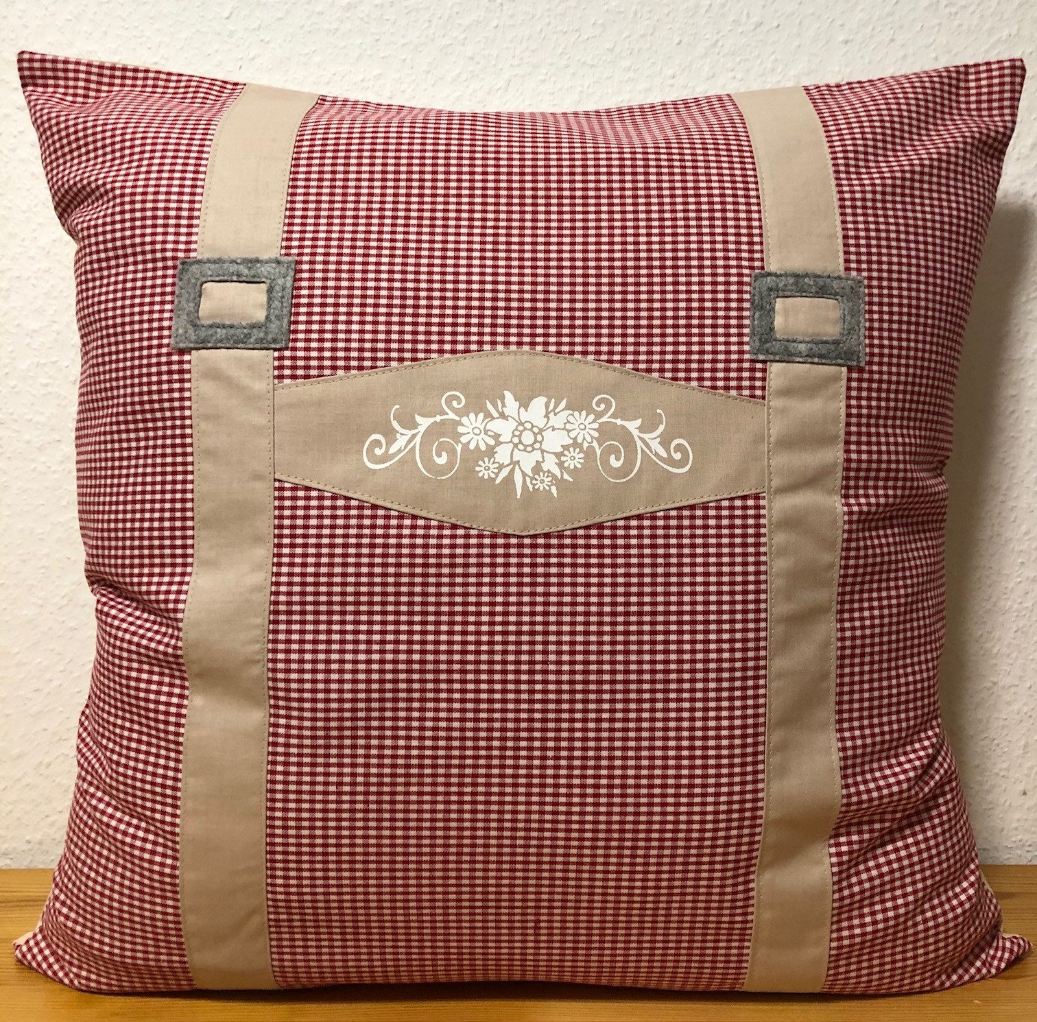 Ammerkind Dekokissen Landhausstil Kissenhülle * Hosenträger günstig online kaufen