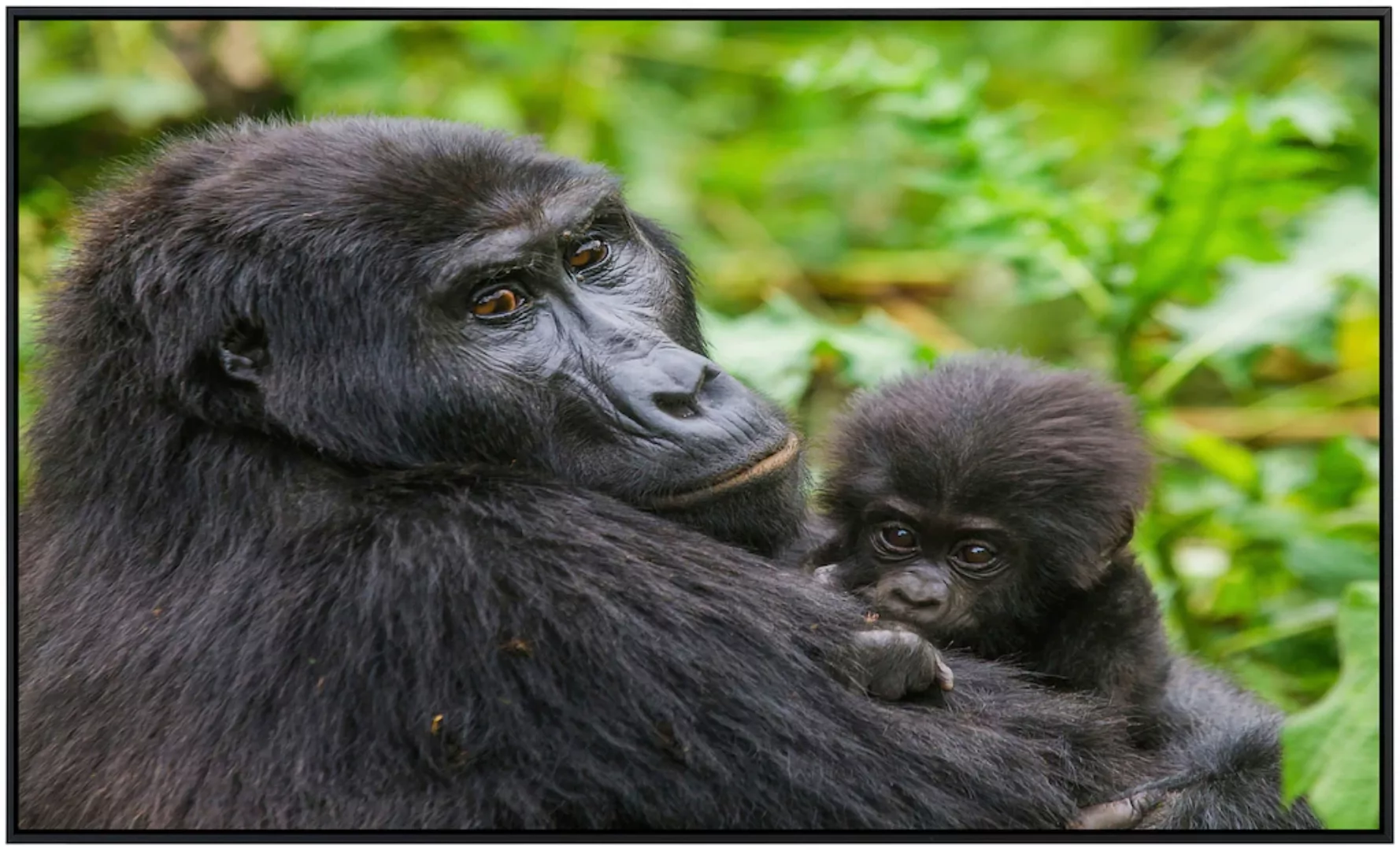 Papermoon Infrarotheizung »Gorilla mit Baby« günstig online kaufen