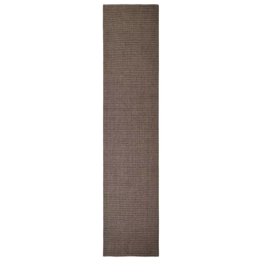 Vidaxl Teppich Natur Sisal 66x300 Cm Braun günstig online kaufen