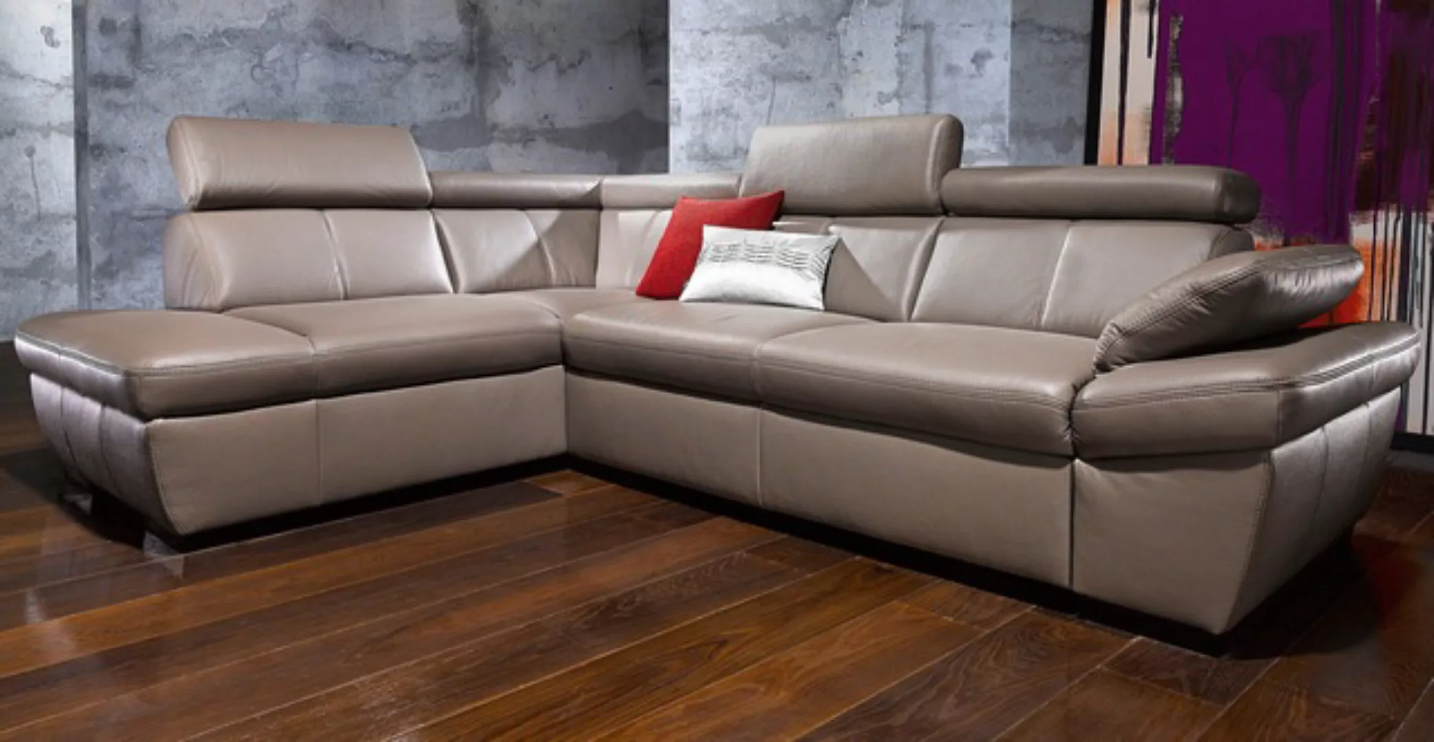 exxpo - sofa fashion Ecksofa "Salerno, klassisch modernes Funktionssofa, ho günstig online kaufen