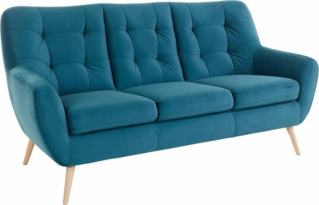 exxpo - sofa fashion 3-Sitzer "Scandi, bequem, aufwendige Rückenpolsterung günstig online kaufen