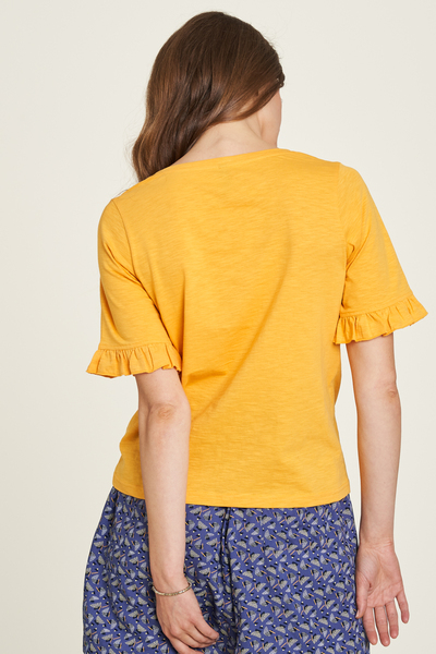 Jersey Shirt In Gelb Gots-zertifiziert (S22c03) günstig online kaufen