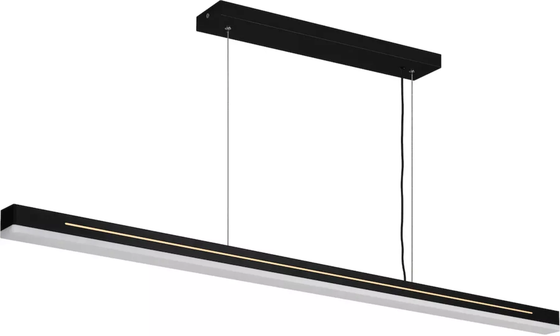 LED Pendelleuchte Skylar in Schwarz 25W 2600lm günstig online kaufen