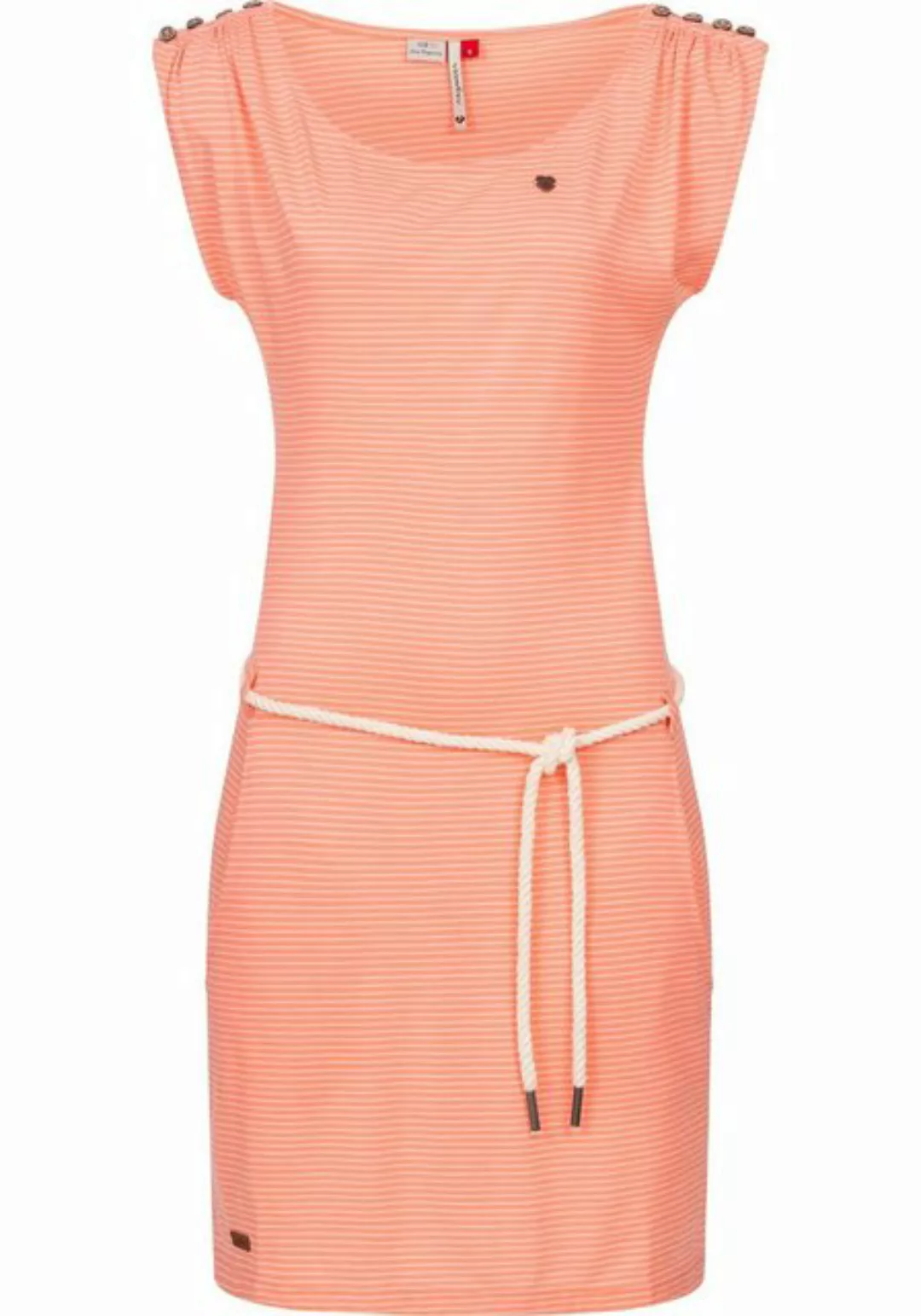 Ragwear Shirtkleid "Chego Stripes Intl.", stylisches Sommerkleid mit Streif günstig online kaufen