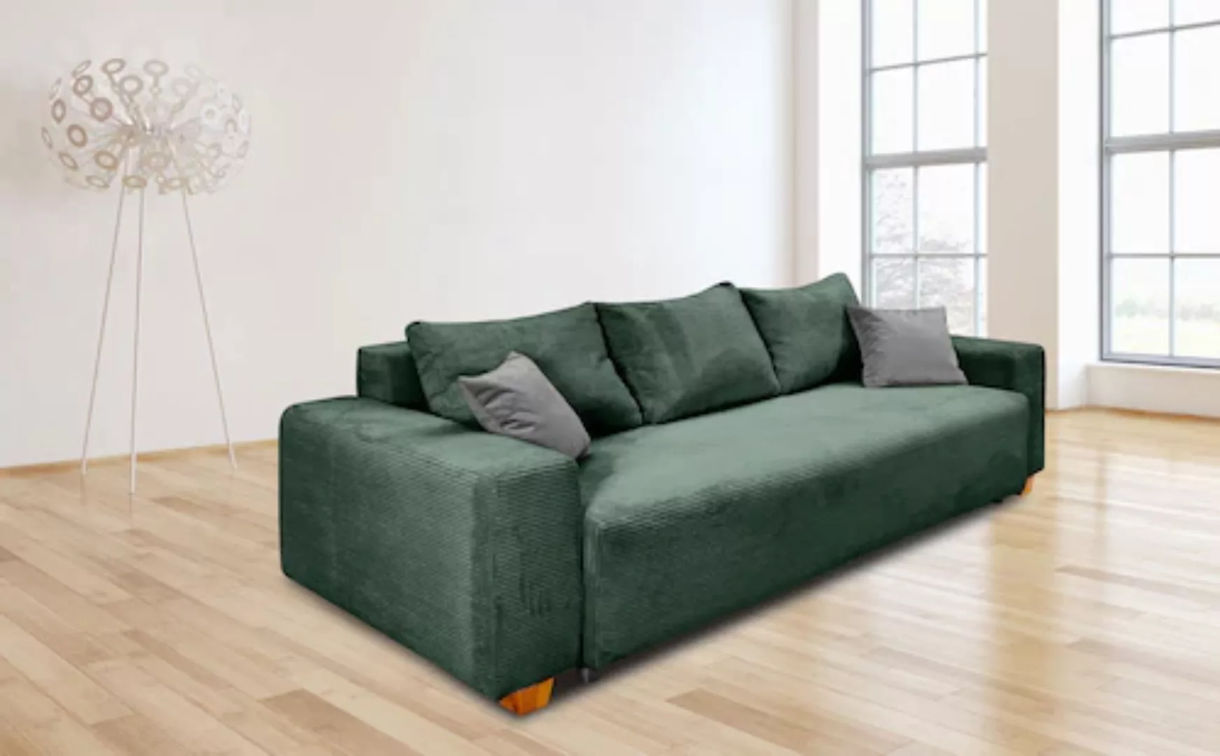 COLLECTION AB Schlafsofa "Yves", Bettfunktion,Bettkasten,Bonnelfederkern, R günstig online kaufen