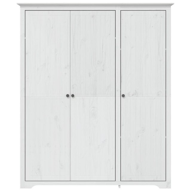 vidaXL Kleiderschrank Kleiderschrank BODO Weiß 151,5x52x176,5 cm Massivholz günstig online kaufen