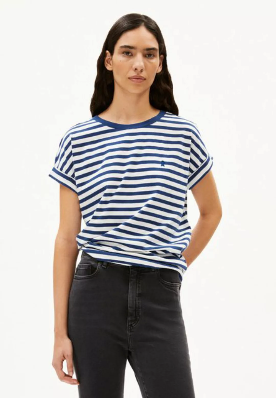 Armedangels T-Shirt IDAARA STRIPES Damen T-Shirt aus Bio-Baumwolle (1-tlg) günstig online kaufen