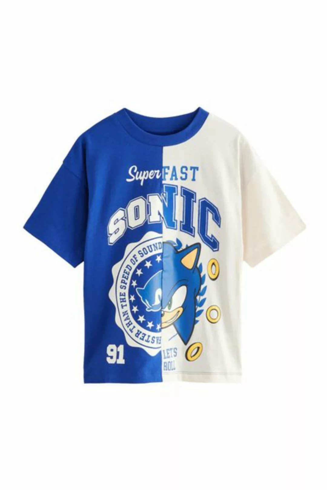 Next T-Shirt Sonic Lizenziertes T-Shirt von Next (1-tlg) günstig online kaufen