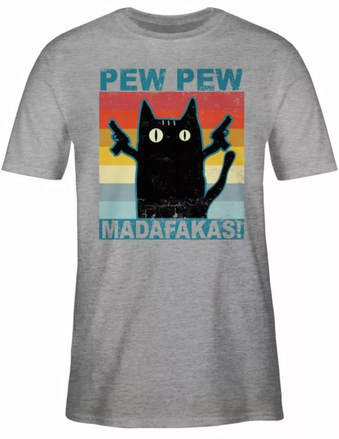 Shirtracer T-Shirt Pew Pew Madafakas pewpewpew Sprüche Statement günstig online kaufen