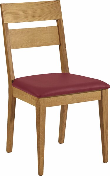 massivline&more 4-Fußstuhl "Filippa-P", (Set), 2 St., Kunstleder, Gestell a günstig online kaufen
