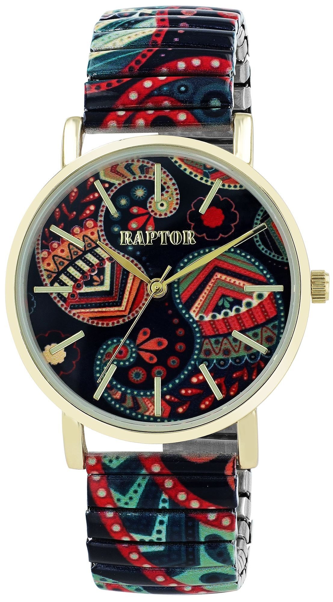 Raptor Quarzuhr Colorful Edition mit Edelstahlzugarmband, günstig online kaufen