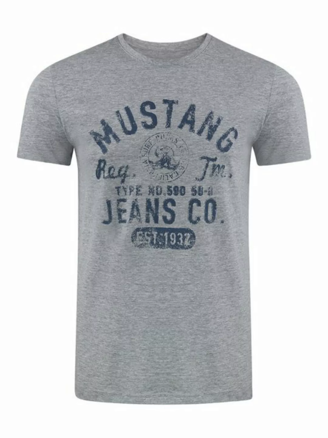 MUSTANG Tshirt Herren Regular Fit S bis 6XL günstig online kaufen