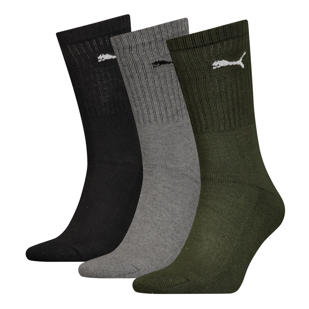 PUMA Socken "PUMA UNISEX CREW SOCK 3P", (3 Paar), mit farblichem Logo günstig online kaufen