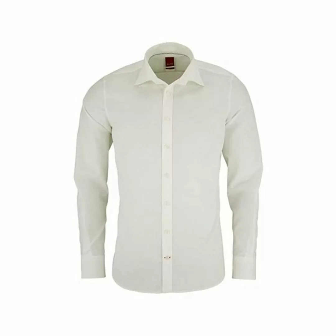 Hatico Langarmhemd beige regular fit (1-tlg) günstig online kaufen