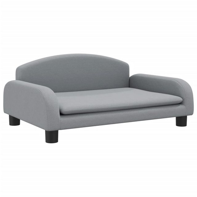 vidaXL Kindersofa Kindersofa Hellgrau 70x45x30 cm Stoff Kindercouch Kinderm günstig online kaufen