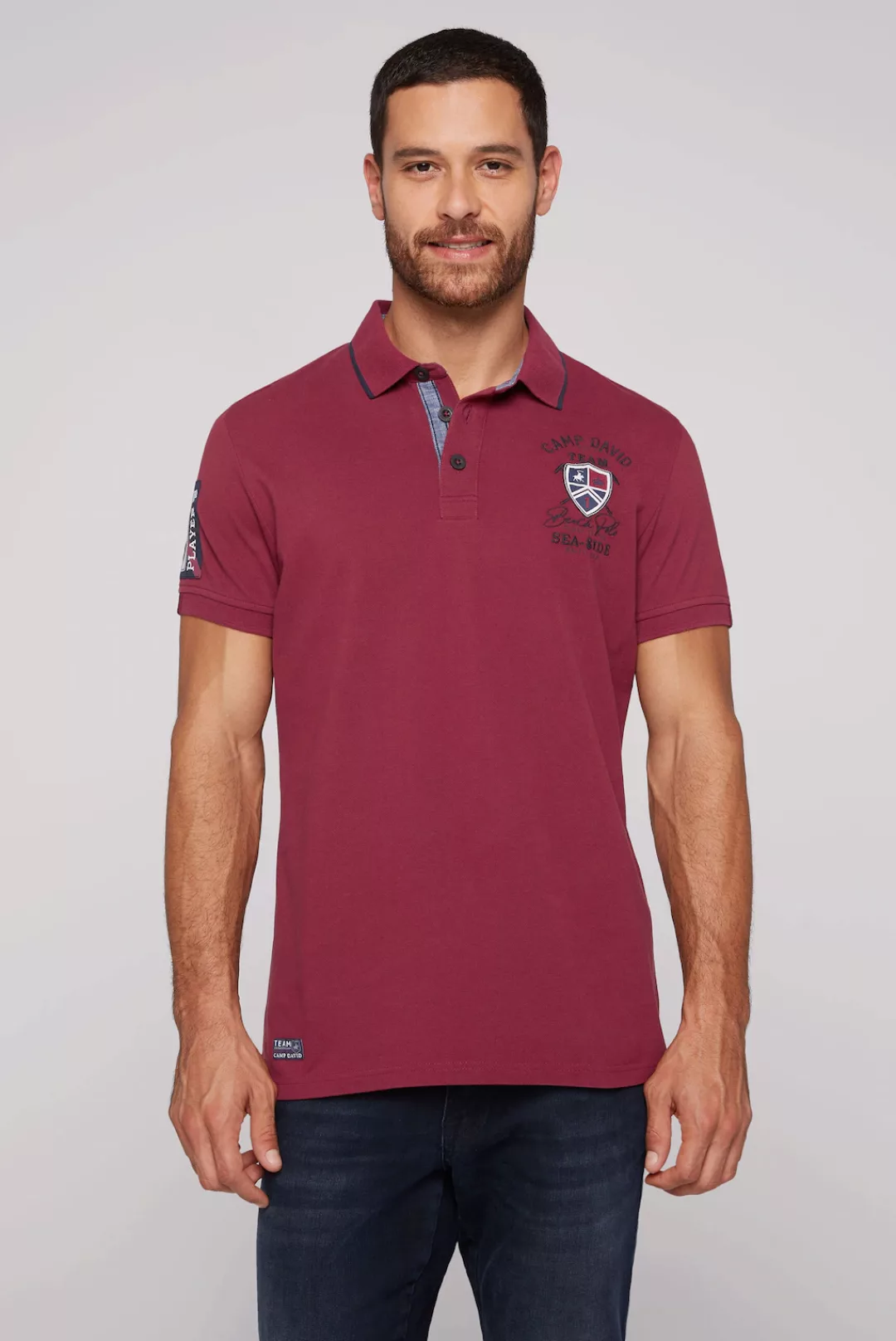 CAMP DAVID Poloshirt, aus Baumwolle günstig online kaufen