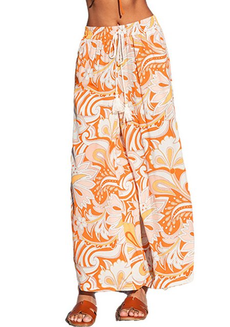 Cupshe Strandhose Paisley Hose mit Weitem Bein und Elastischer Taille Elast günstig online kaufen