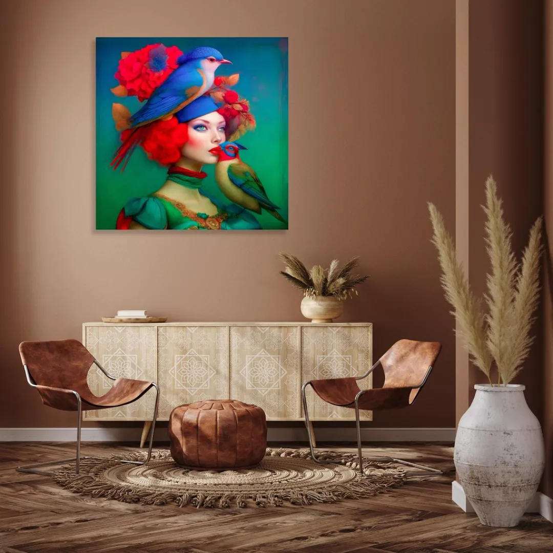 queence Acrylglasbild "Surreales Portrait einer Frau", (1 St.), KI Kunst, k günstig online kaufen