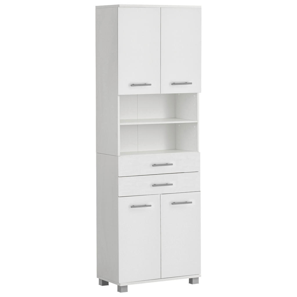 Hochschrank Emmi weiß matt B/H/T: ca. 59,8x180,9x32,6 cm günstig online kaufen