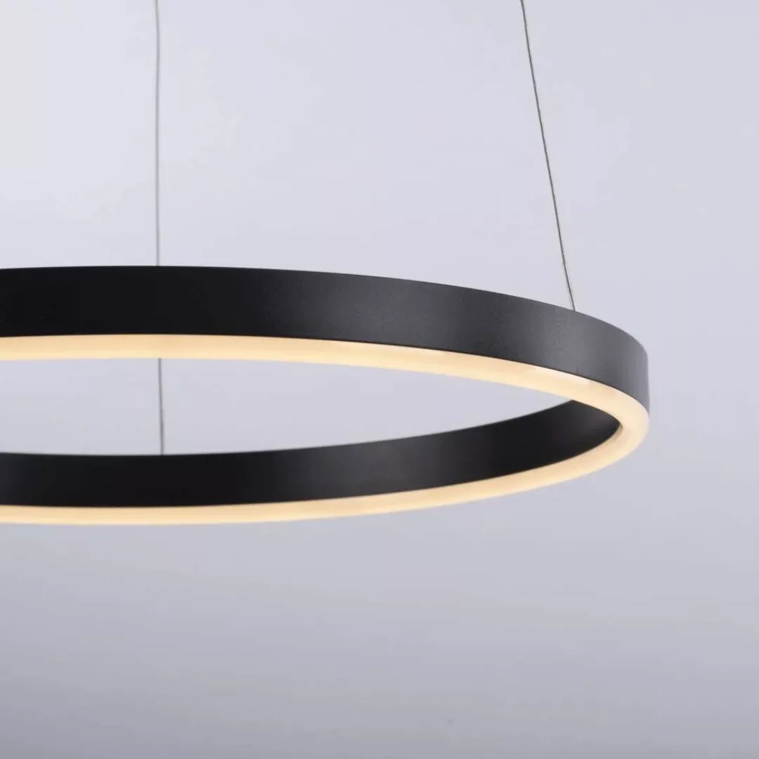 LED-Pendelleuchte Ritus, Ø 39,3cm, anthrazit günstig online kaufen