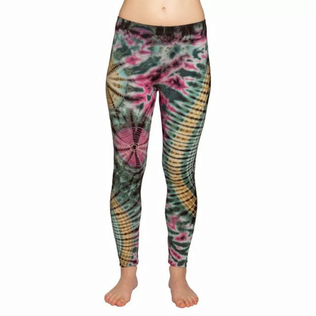 PANASIAM Leggings Unikat Batik Leggings 'Dschungel' aus natürlicher Viskose günstig online kaufen