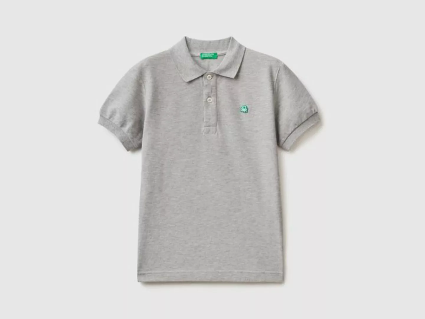 United Colors of Benetton Poloshirt mit Markenlabel günstig online kaufen