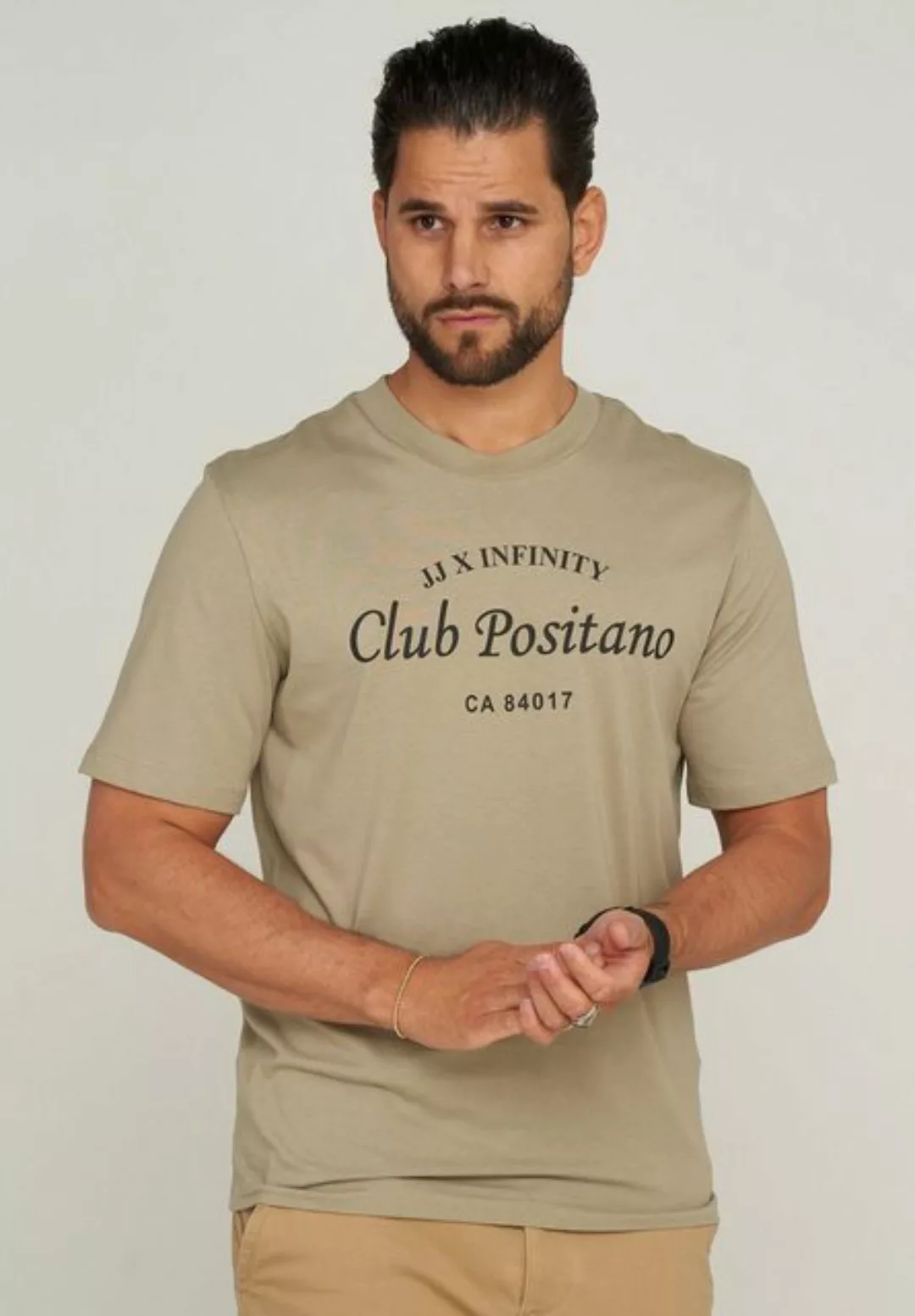 Jack & Jones T-Shirt JJHILL TEE SS CREW NECK günstig online kaufen