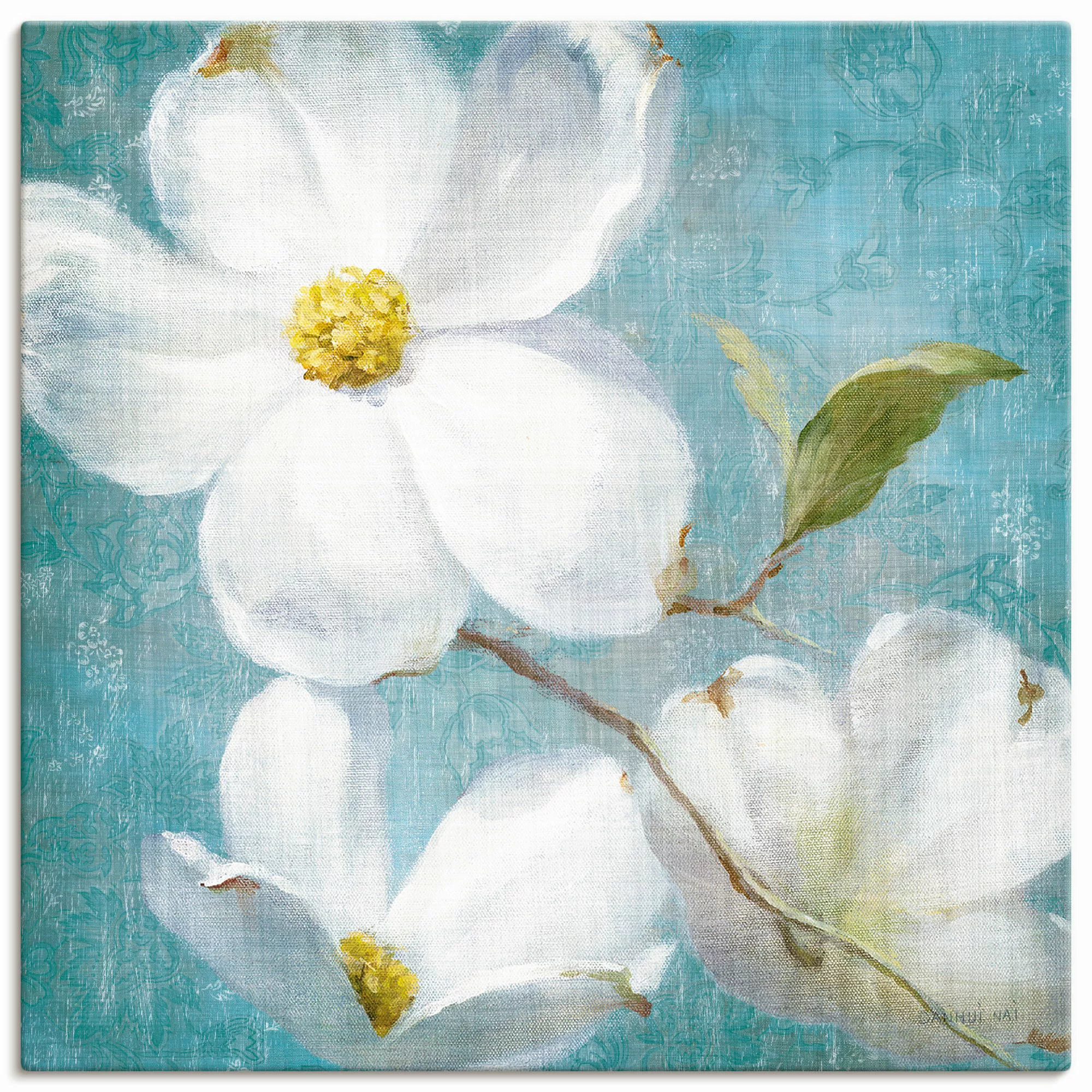 Artland Wandbild "Vintage Blüte IV", Blumen, (1 St.) günstig online kaufen