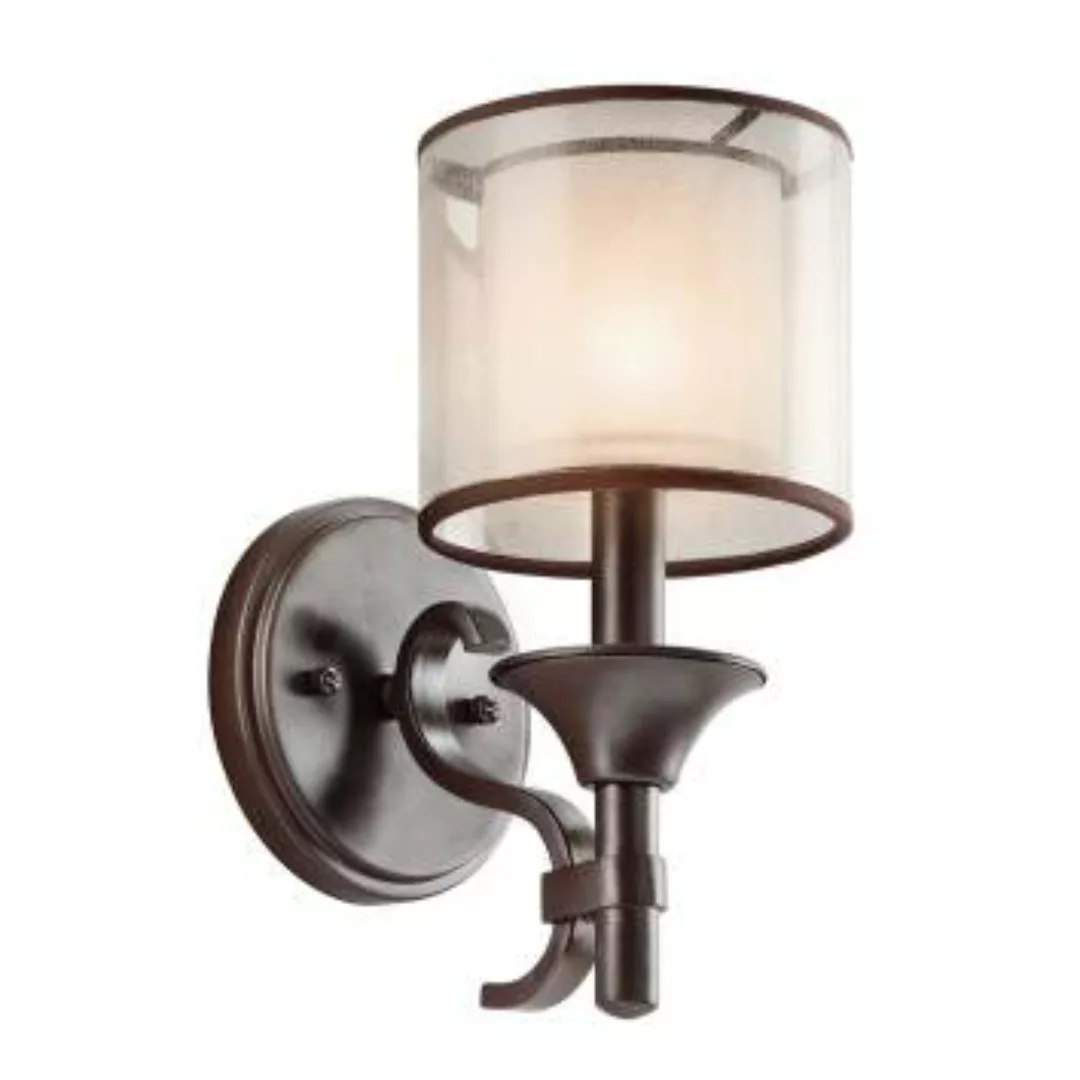 Wandlampe CANELADO Bronze Design Lampe Wohnzimmer günstig online kaufen