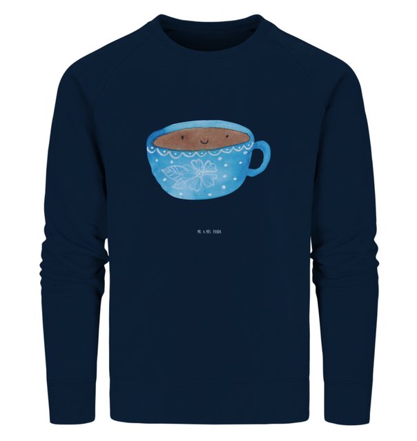 Mr. & Mrs. Panda Longpullover Größe M Kaffee Tasse - French Navy - Geschenk günstig online kaufen