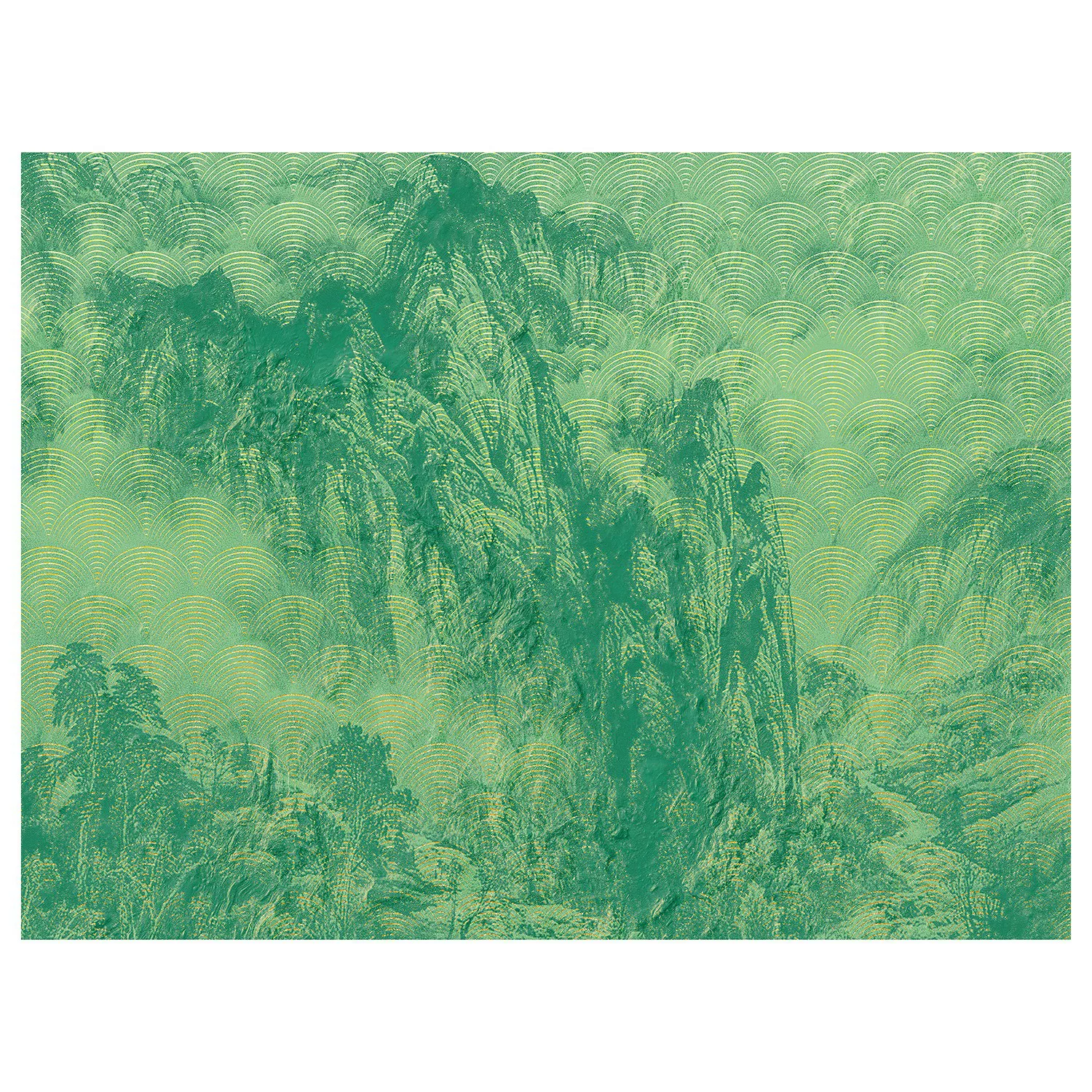 KOMAR Vlies Fototapete - Montagnes - Größe 400 x 280 cm mehrfarbig günstig online kaufen