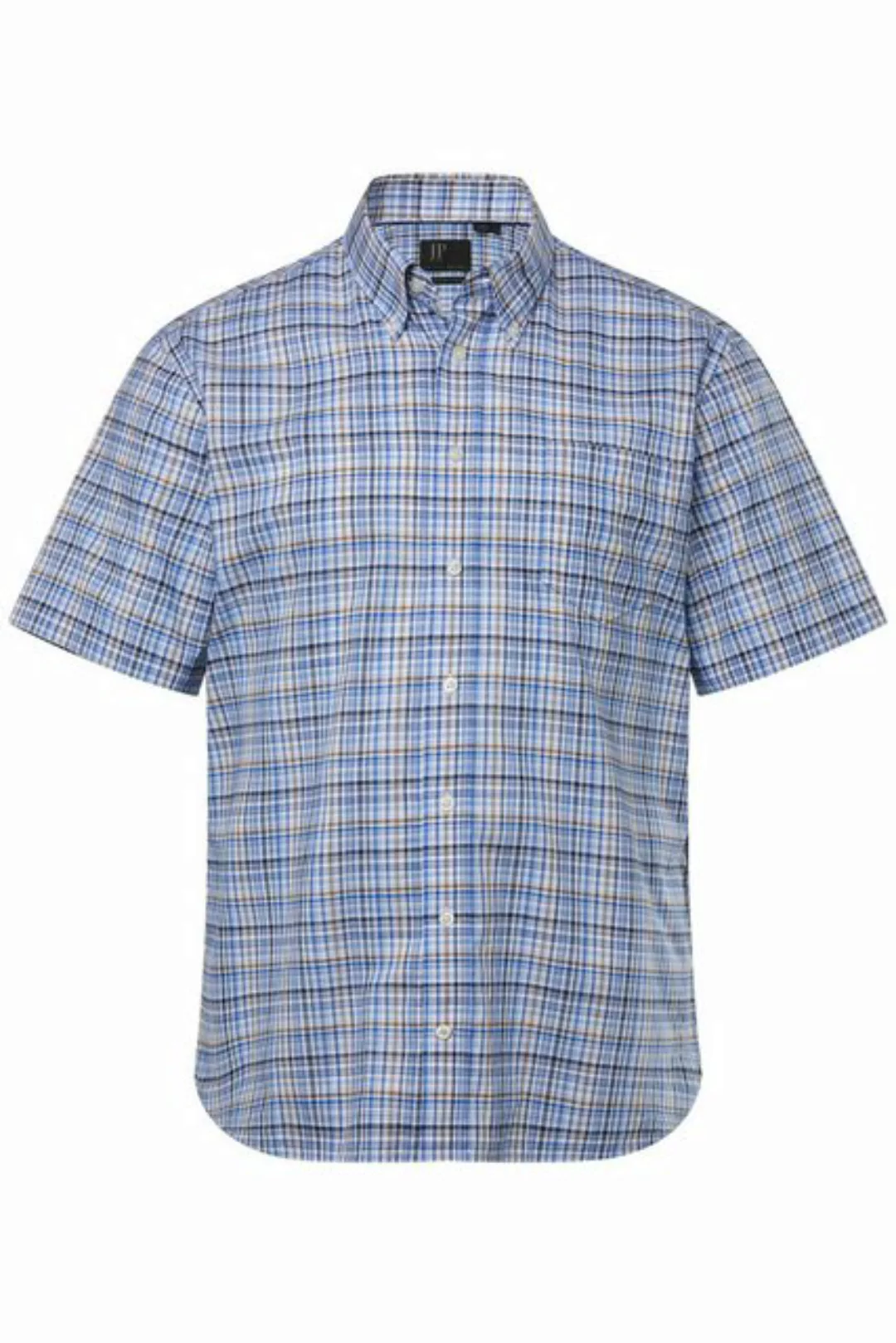 JP1880 Kurzarmhemd Karohemd Halbarm Buttondown-Kragen Modern Fit günstig online kaufen