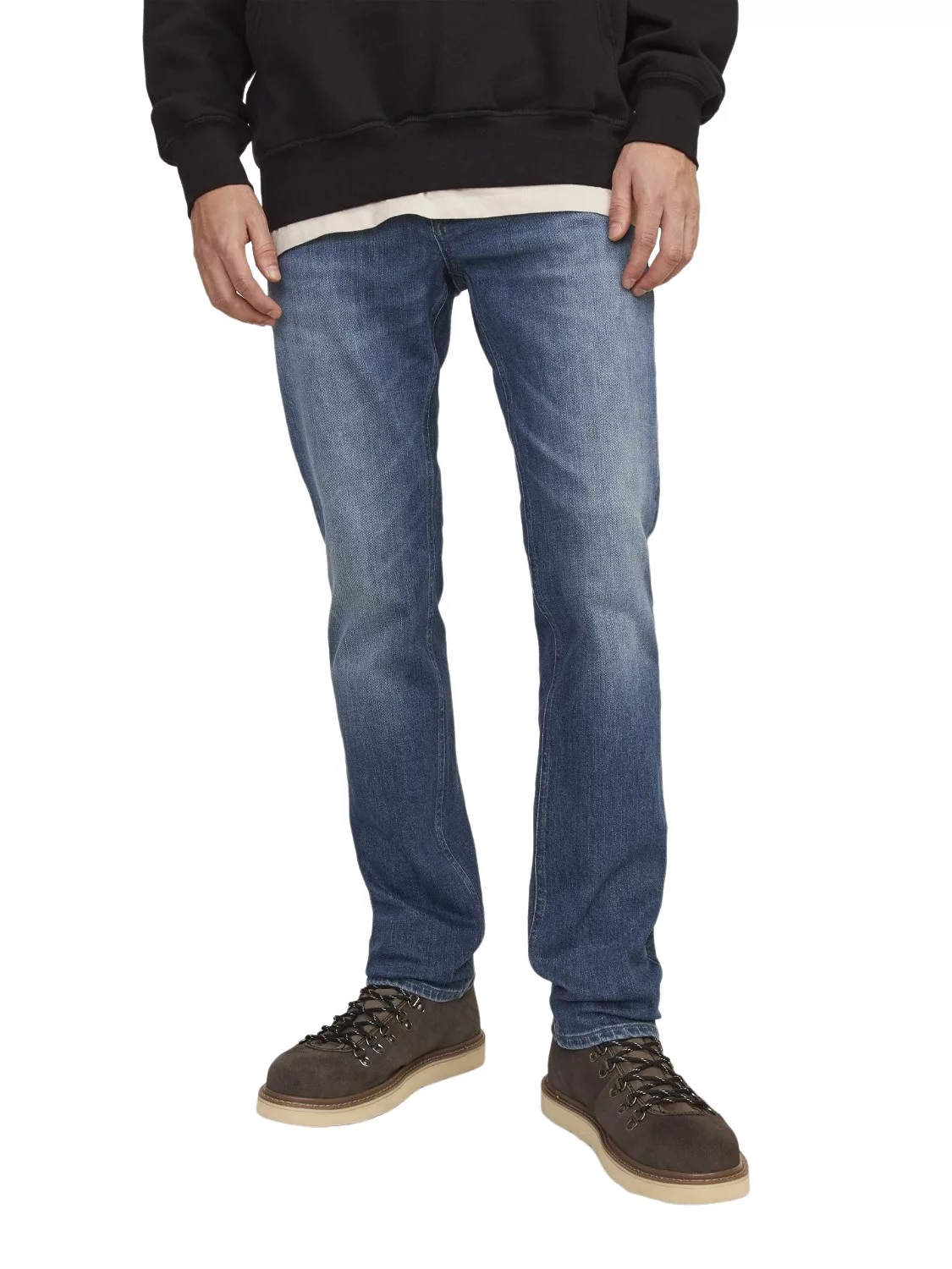 Jack & Jones Herren Jeans JJITIM JJORIGINAL AM 784 - Slim Fit - Blau - Blue günstig online kaufen