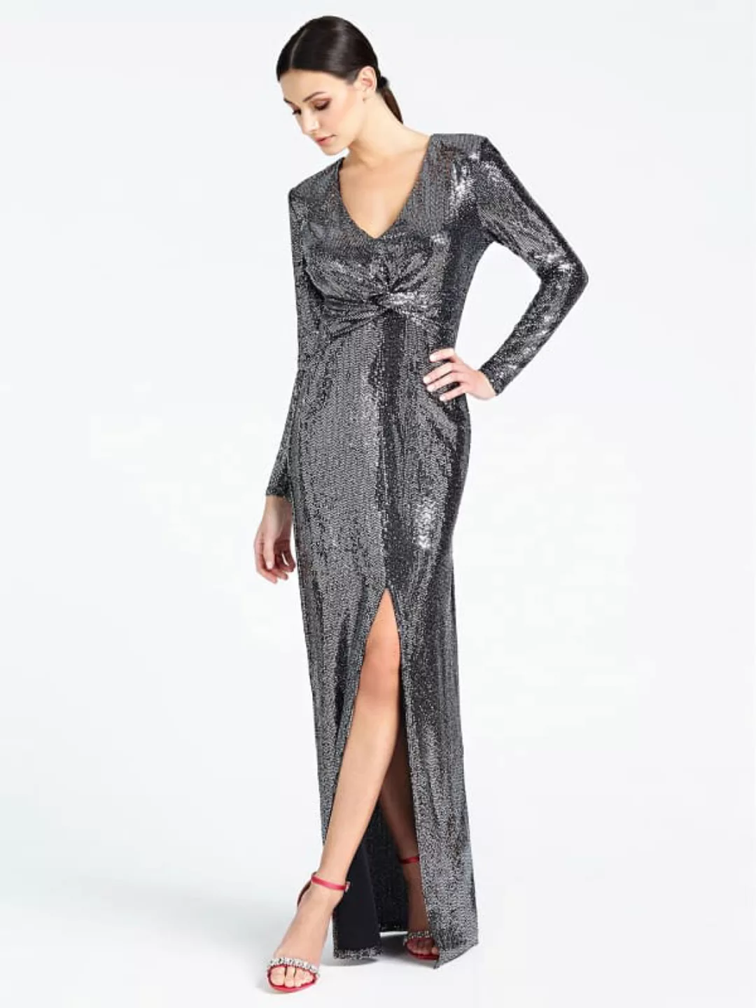 Langes Kleid Marciano Metall-Optik günstig online kaufen
