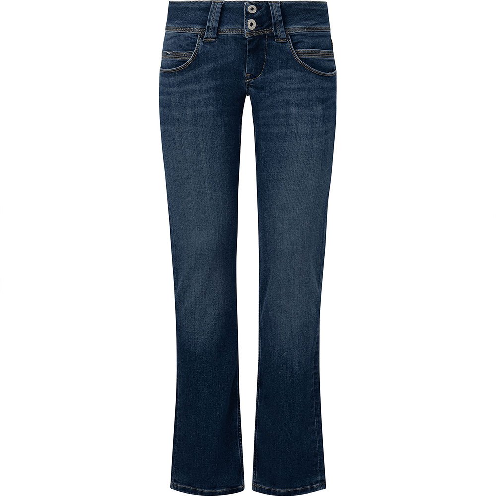 Pepe Jeans Damen Jeans Venus - Regular Fit - Blau - Medium Dark Wiser günstig online kaufen