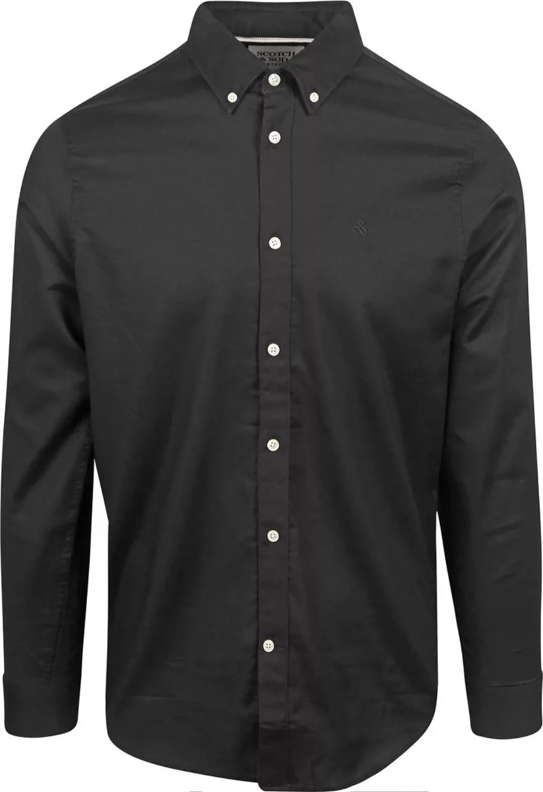 Scotch and Soda Core Oxford Hemd Schwarz - Größe XXL günstig online kaufen