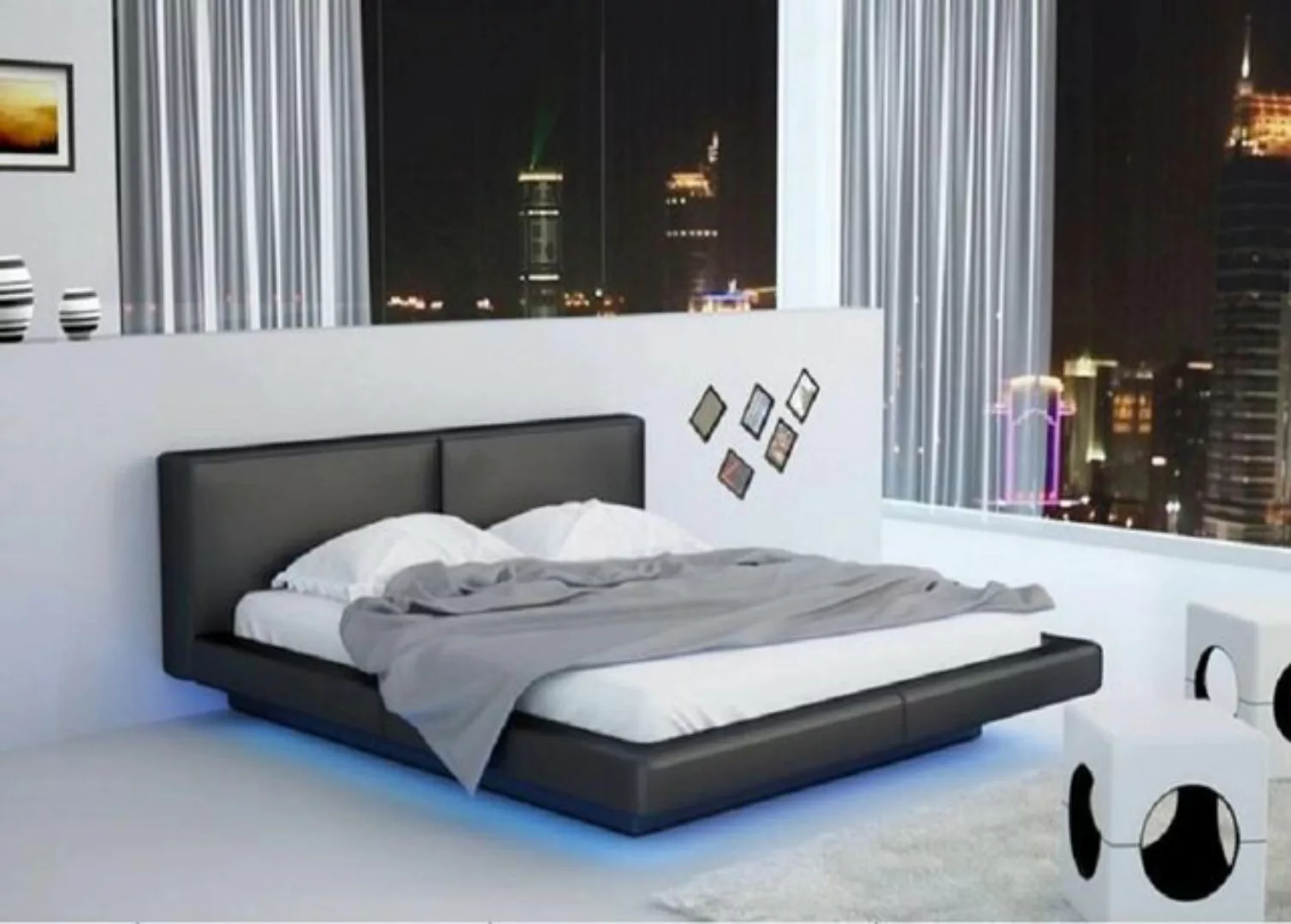 JVmoebel Bett Design Bett Doppel Ehe Modernes Gestell Luxus Betten Leder Ho günstig online kaufen