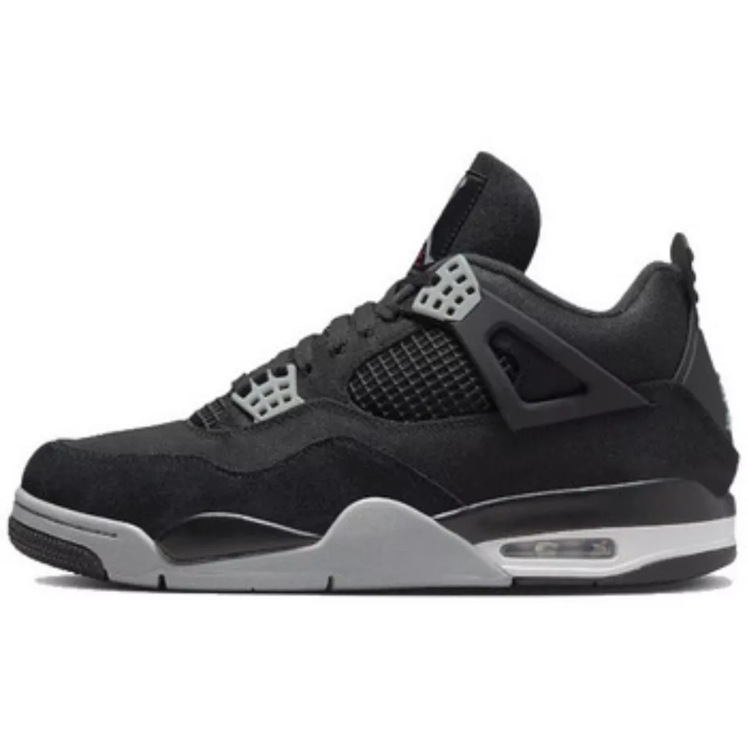 Nike  Sneaker Air Jordan 4 Black Canvas (GS) günstig online kaufen