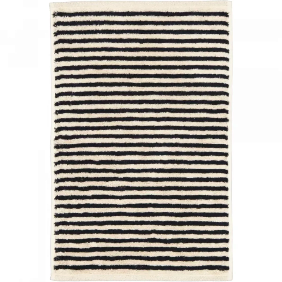 Cawö Handtücher Natural Streifen 6216 - Farbe: natur-schwarz - 39 - Gästetu günstig online kaufen