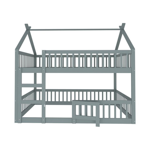 Odikalo Etagenbett Kinderbett Familienbett Treppe Loft Design Massivholzbet günstig online kaufen