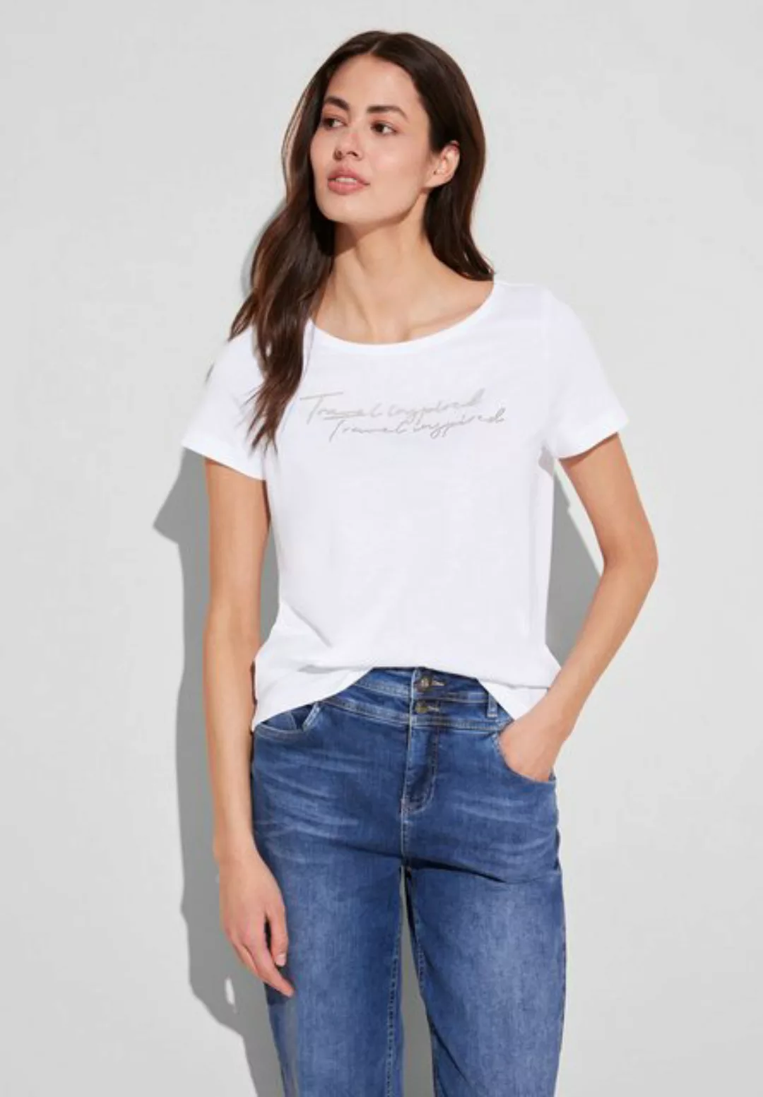 STREET ONE T-Shirt im soften Baumwoll-Mix günstig online kaufen