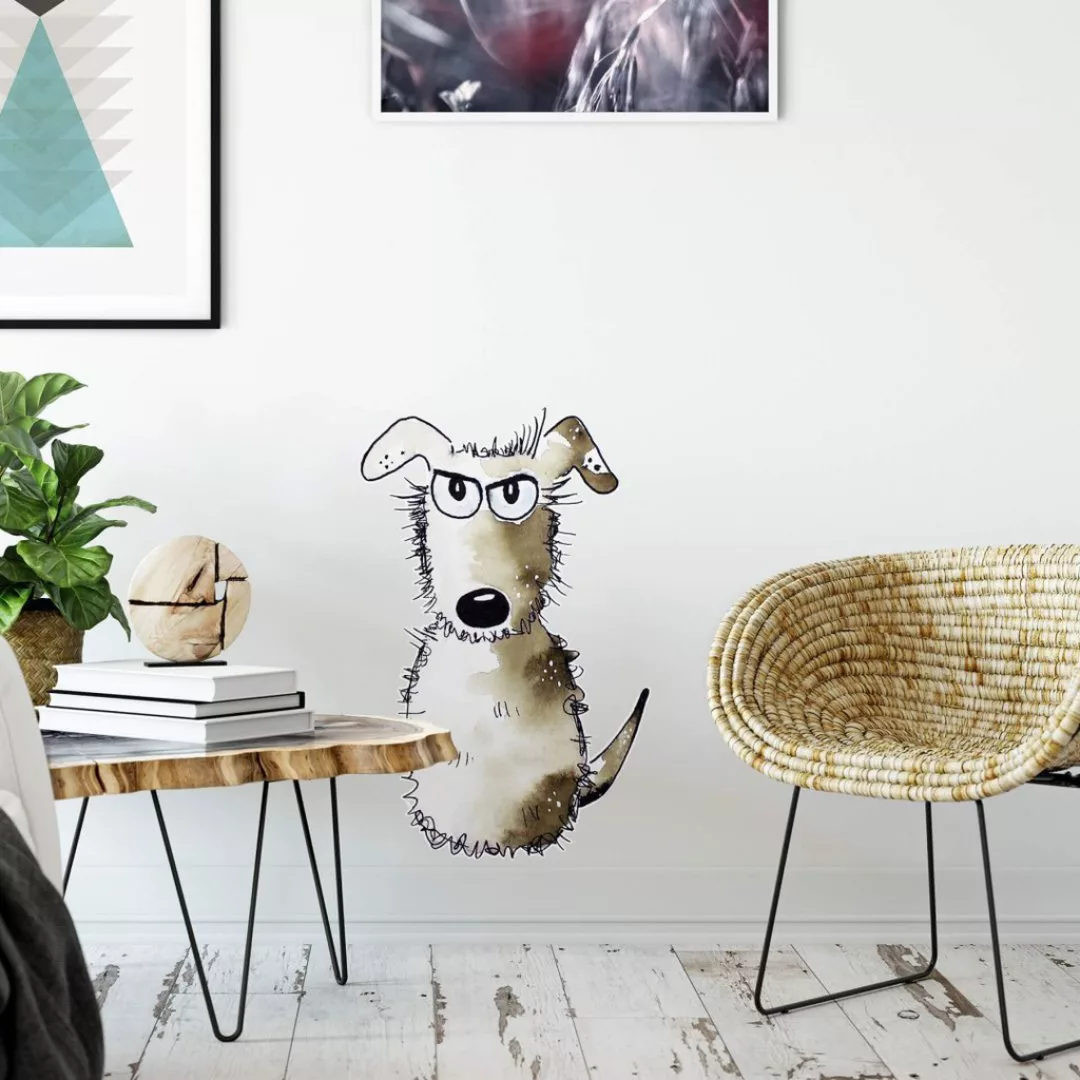 Wall-Art Wandtattoo »Lebensfreude Kleiner Hund«, (1 St.) günstig online kaufen
