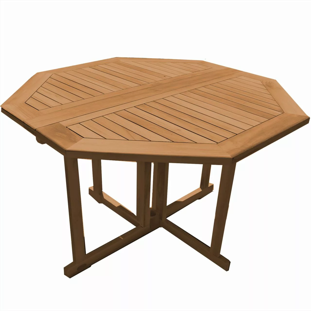 Klapptisch Savona Achteck Teak Massivholz günstig online kaufen