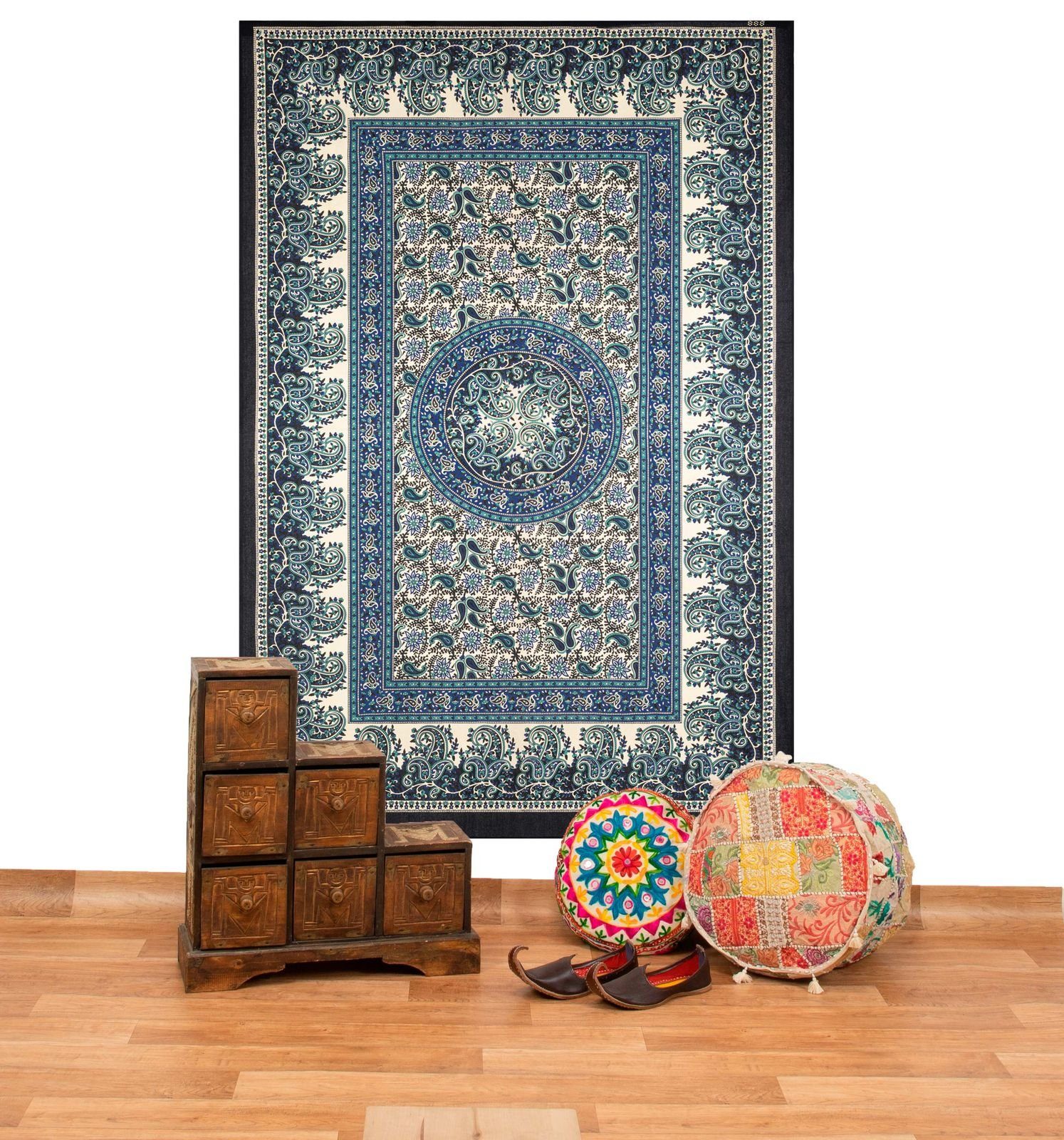 KUNST UND MAGIE Wandteppich Tagesdecke Wandbehang günstig online kaufen