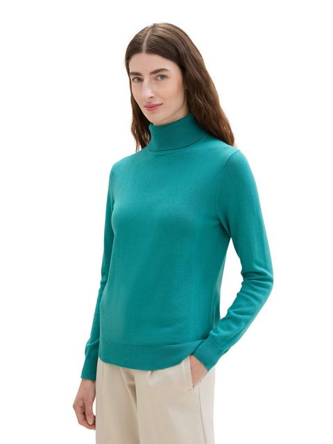 TOM TAILOR Rollkragenpullover (1-tlg) Plain/ohne Details günstig online kaufen