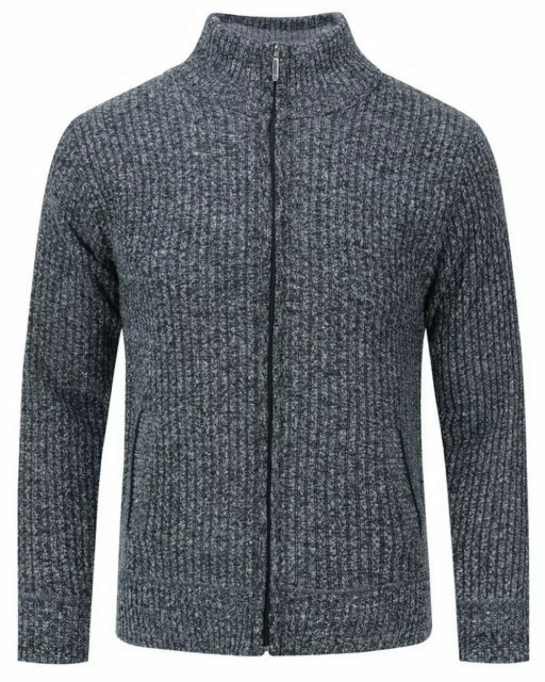 Allthemen Strickjacke mit Stehkragen Herren klassischer Cardigan günstig online kaufen