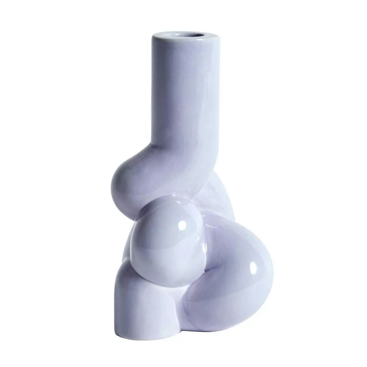 Kerzenleuchter W&S - Soft keramik violett / Porzellan - Hay - Violett günstig online kaufen