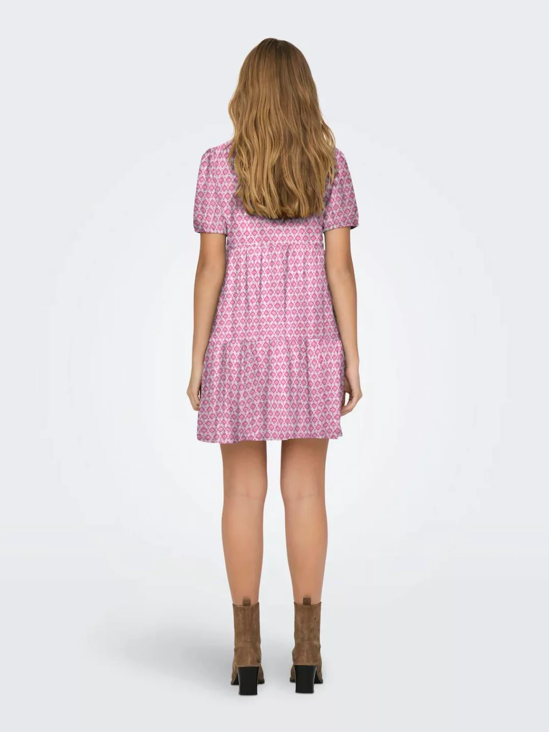 ONLY Sommerkleid ONLNORA S/S LOOSE DRESS PTM mit Volant günstig online kaufen