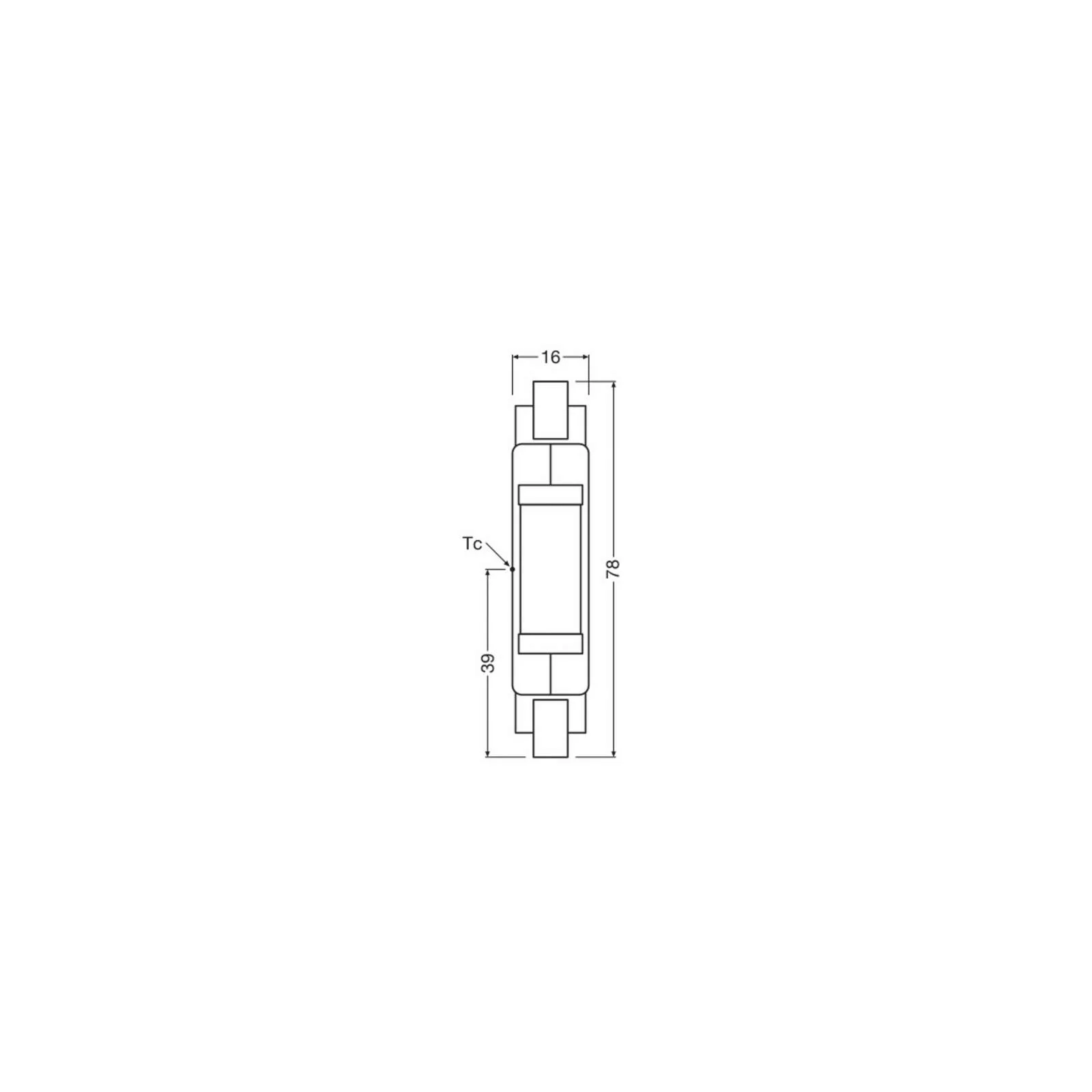 OSRAM LED-Leuchtmittel Stab R7s 4,5W 840 Slim Line günstig online kaufen